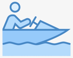 Speed Boat Icon - Clip Art