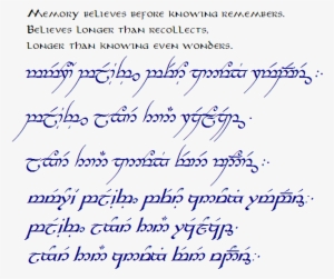 The Hobbit, The Lord Of The Rings, And Tolkien - One Ring Writing Transparent