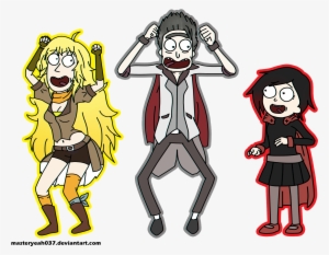 Com Rick Sanchez Professor Ozpin Yang Xiao Long Clothing - Scratch Rick And Morty