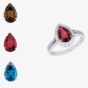 Changeable Jewelry Ring - Ruby
