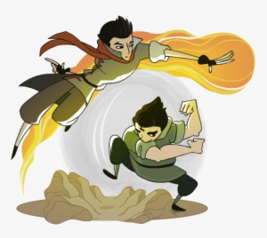 Mako And Bolin From The Legend Of Korra - Cartoon
