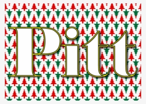 Wooden Pittsburgh Holiday Card - University Of Pittsburgh