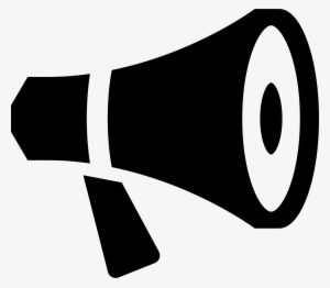 Picture Black And White Bullhorn Vector Transparent - Announcement Icon Png Transparent
