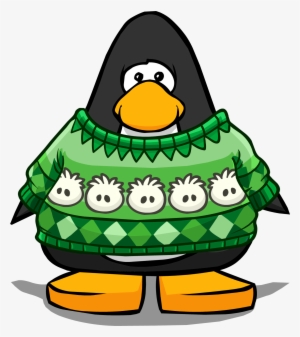 Holiday Puffle Story On A Player Card - Club Penguin Blue Tux