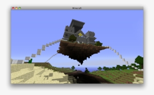 Floating Castle, What Else Can It Be Called - Minecraft Floating Island Chain