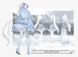 Have A Message For Weiss Or Don't Want To Make A New - Illustration