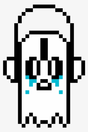 Fates Disrupted Napstablook - Minecraft Poop Pixel Art Emoji