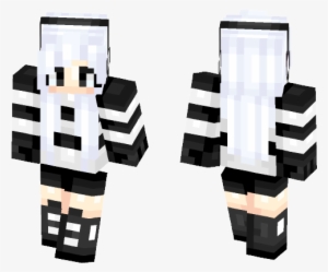 Female Minecraft Skins - Black-and-white