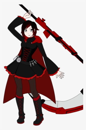 Ruby Rose From Rwby - Anime