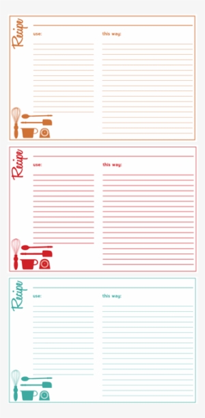 Free Recipe Cards Example - Carmine
