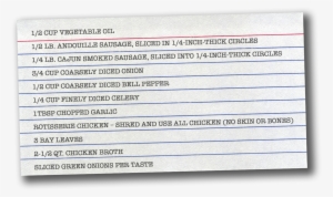 My Gumbo Recipe - Gumbo