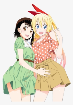 Chitoge Kirisaki & Kosaki Onodera Render - Nisekoi Onodera And Chitoge