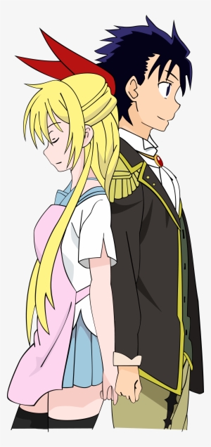 Transparent Png - Raku And Chitoge Png