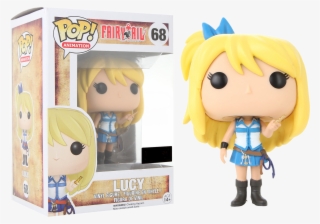 Lucy Pop Vinyl Figure - Fairy Tail - Happy Flocked Us Exclusive Pop! Vinyl