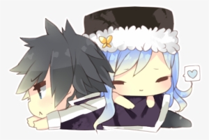 Fairy Tail, Gruvia, And Gray Fullbuster Image - Fairy Tail Chibi Gray And Juvia