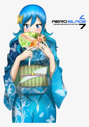 Yukata Juvia- Fairytail By Aeroblade7 - Fairy Tail Juvia Kimono