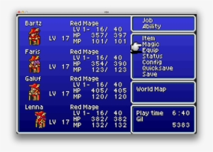 He Points To Magic, I Go And Show Him There Are No - Final Fantasy V