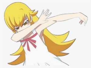 Sticker Kikoojap Kj Manga Anime Shinobu Oshino Kiss - Shinobu Dabbing