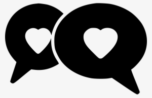 Chat Bubbles - - Heart