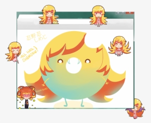 Shinobu Oshino Shimeji Download [pixiv] Or Mediafire - Cartoon