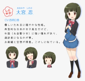 ハロー!!きんいろモザイク パスケース 大宮忍 Flagments