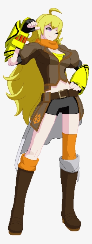 Season 1/season 2 Rwby Anime Styled Palette For Yang - Cartoon