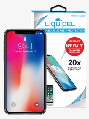 Liquid Glass Screen Protection Protects Your Devices - Pelican Iphone X Protector Case - Black & Grey