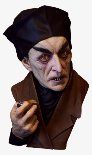 Classic Painted Nosferatu Life-size Bust - Nosferatu Bust