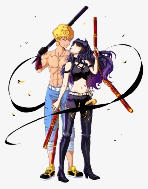 Blake Belladonna Cartoon Fictional Character - Blake Belladonna X Sun Wukong
