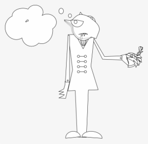 Feraliminal Nosferatu Vs Turnip Black White Line Art - Clip Art