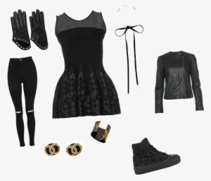 Edgy Girl - Alexander Mcqueen - Gants En Cuir À Œillets - Noir