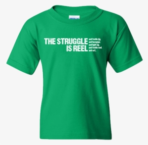 Struggle Is Reel Edgy In White Irish Dance Tshirt - Shirt