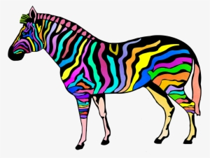Tiger Print Clipart Striped - Colouring Pictures Of A Zebra