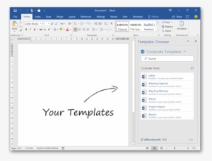Document Wizard - Interfaz Office 2016