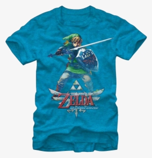 Skyward Sword And Link T-shirt - Mickey Goofy Donald Shirts