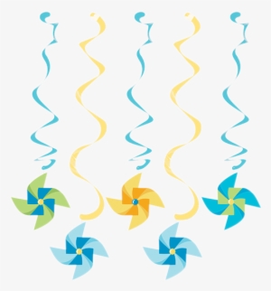 Zoom - Creative Converting Black And Gold Dizzy Danglers