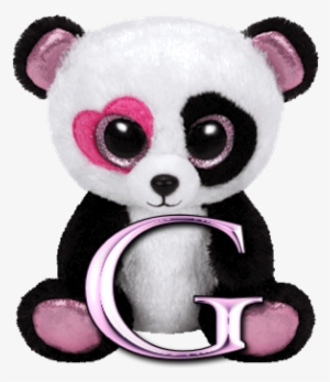 Alphabets Png - Ty Beanie Boos Mandy - Panda Medium