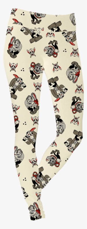 Horror Toon Town Leggings - Leggings