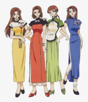 Card Captor Sakura Syaoran's Sisters Pose - Cardcaptor Sakura Li Sisters