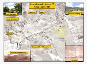 Aerial Photo Of Henry Barracks 1937 - Henry Barracks Puerto Rico