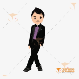Thumbnail - Cartoon Boy With Blazer