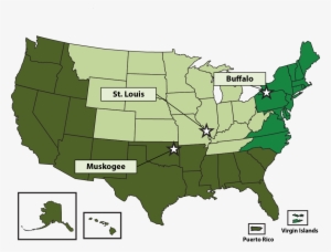 Usa Map For Regional Processing Offices - Moving To Different Places