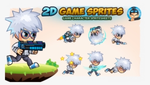 Scientist 2d Game Character Sprites - 2d Character Sprite Pig