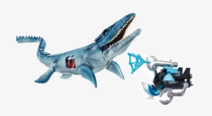 Jurassic World Vehicle Battle Packs Submarine - Jurassic Park Jurassic World Mosasaurus Vs. Submarine