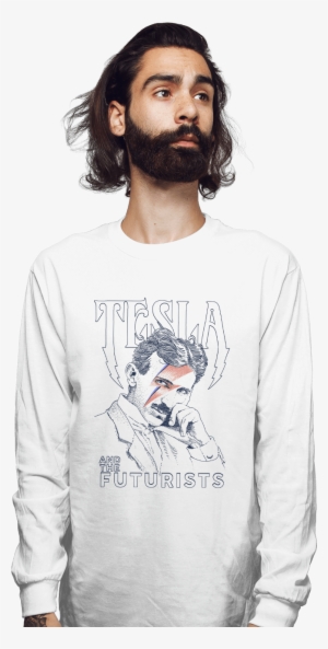 Nikola Tesla - Long-sleeved T-shirt