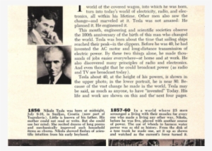 Tesla, The Man Who Made Work Easier - Alanine Transaminase