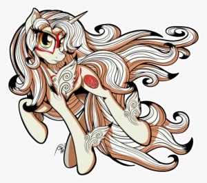 Gray Day, Okami, Ponified, Raised Hoof, Safe, Solo - Amaterasu Okami Mlp