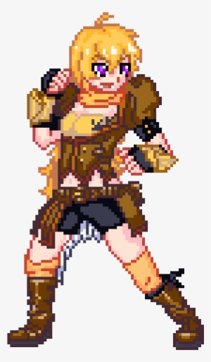 Yang Xiao Long - Naruto Con Kunai