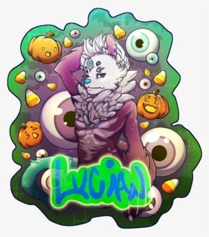 Lucian Badge - Cartoon