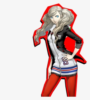 Ann Takamaki - Persona 5 Anne Takamaki Kaitou Cosplay Costume Red